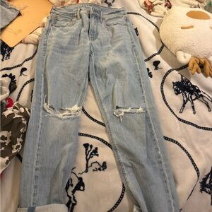 American Eagle Outfitters Light Blue Boyfriend Jeans